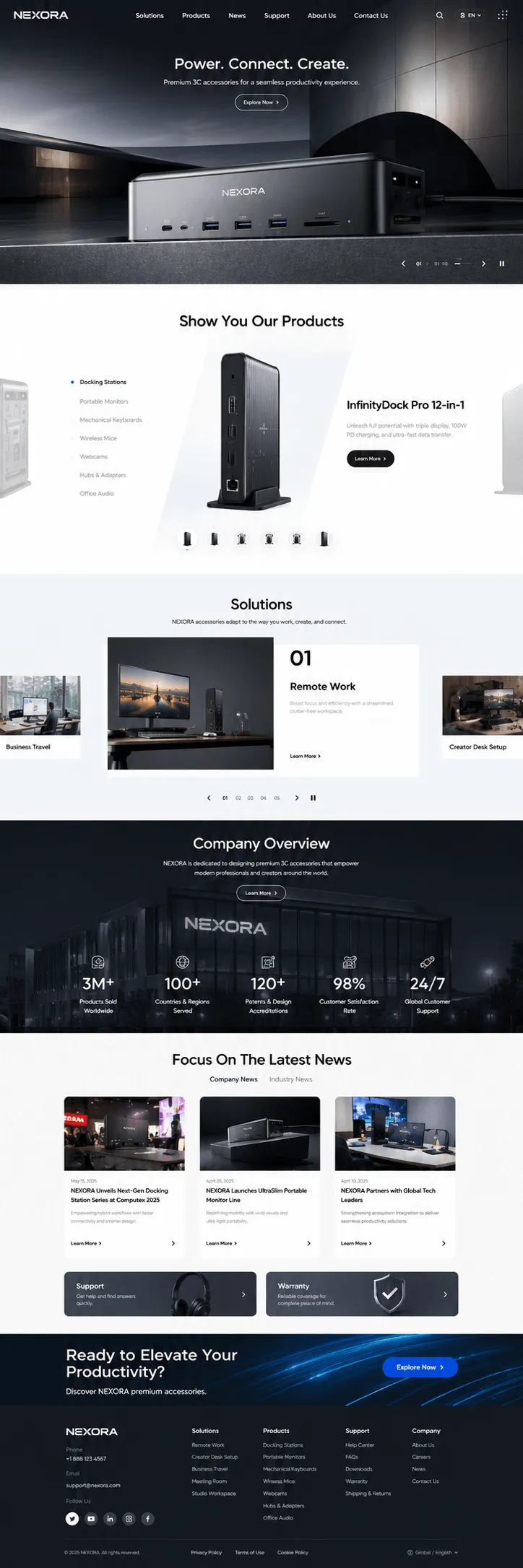 Website example preview